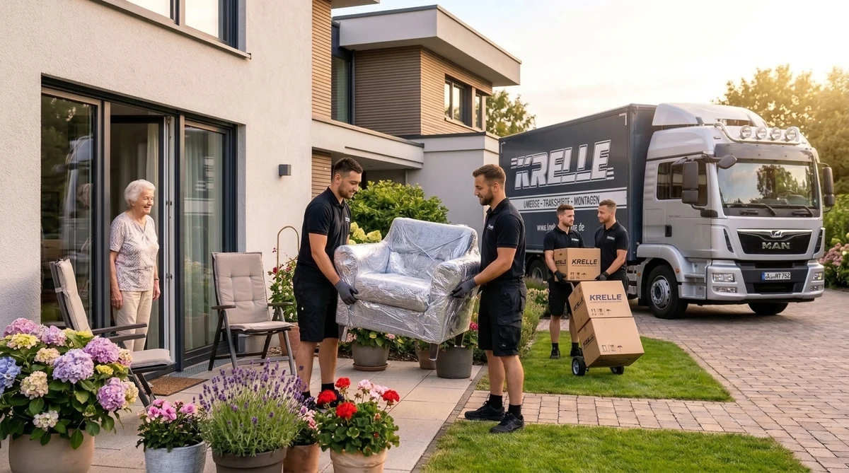 Seniorenumzug mit Krelle MAN Möbelzug